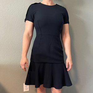 BR navy dress